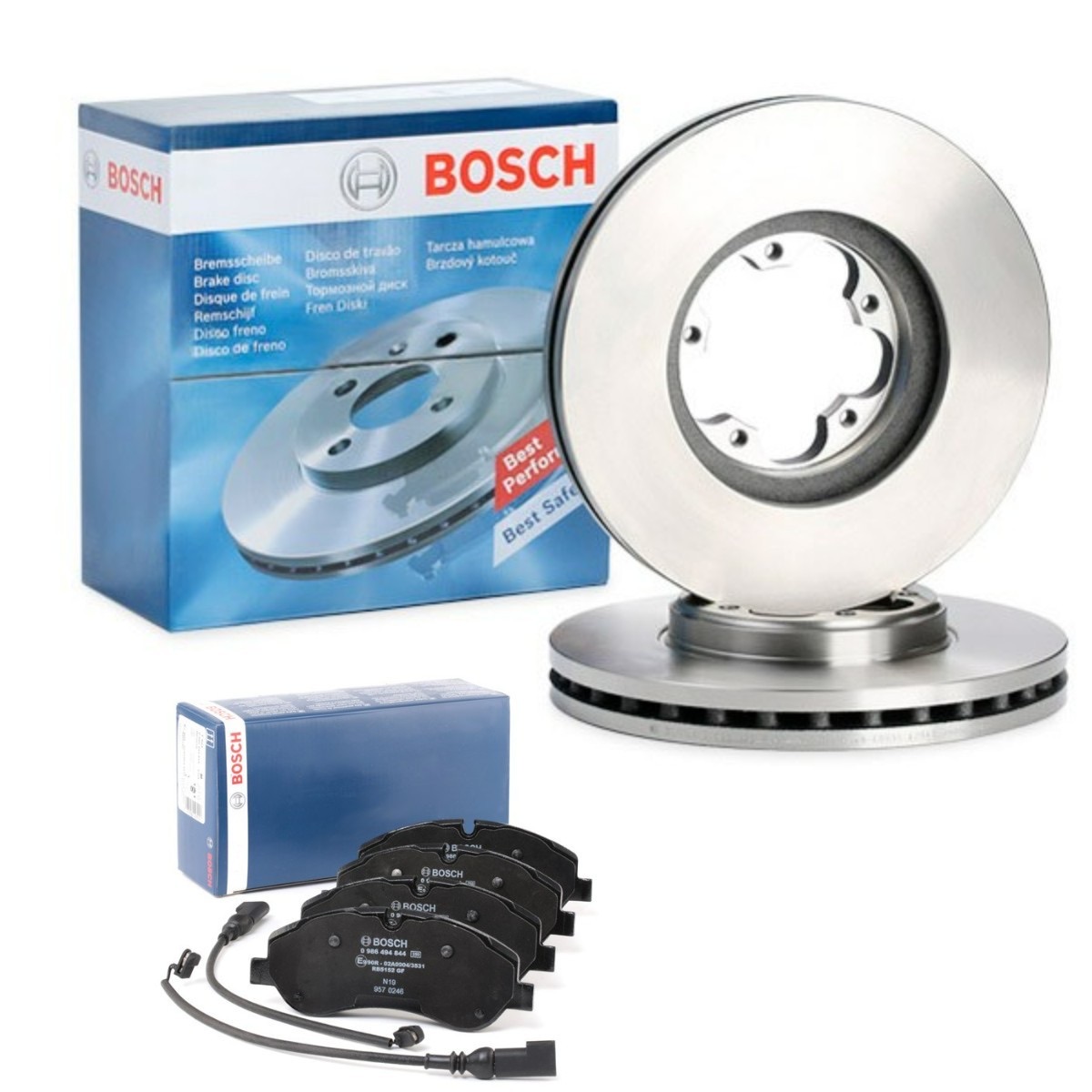 Bosch BSH3405N0280 Brake Discs and Pads Set
