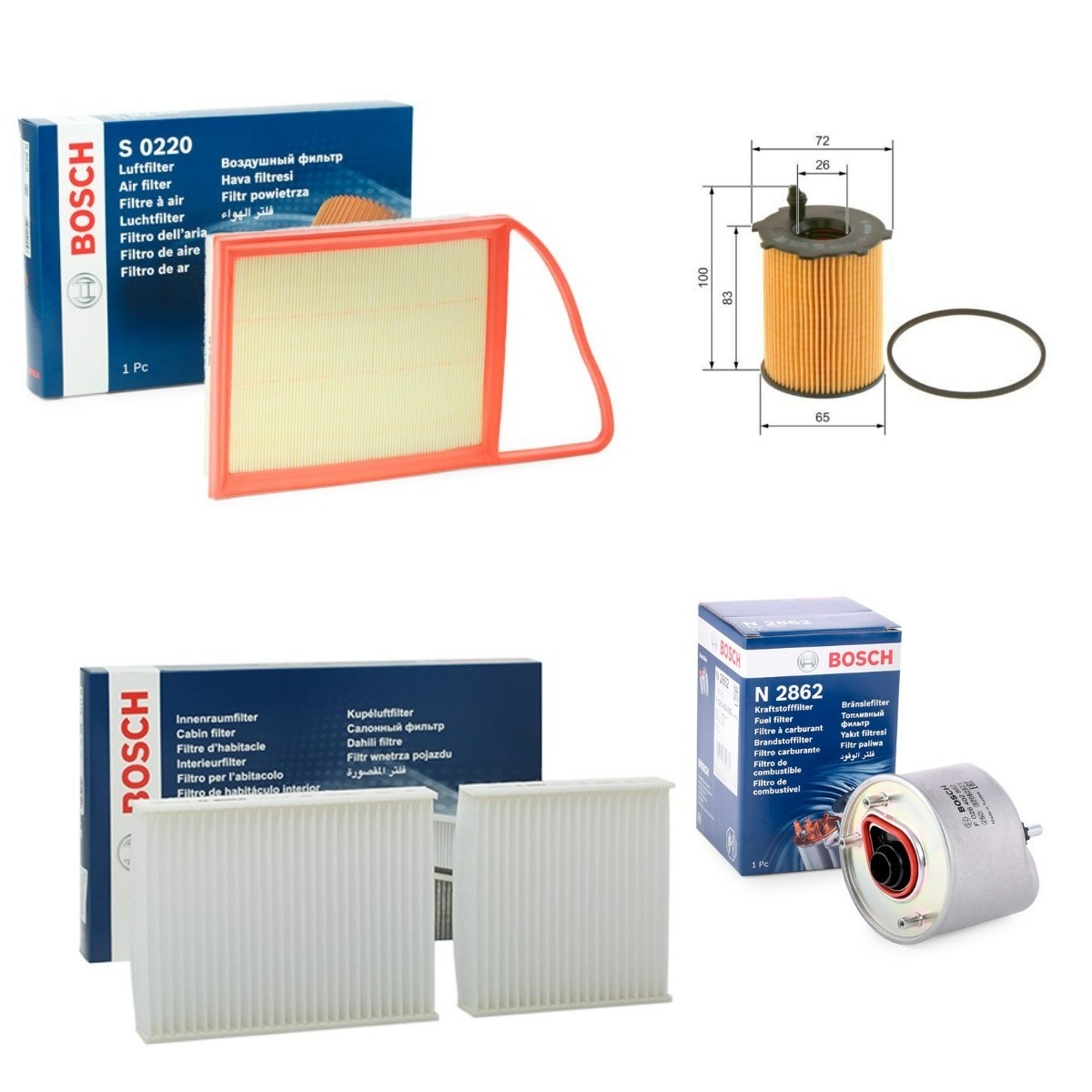 Bosch BSH4055N0005 Filter Kit