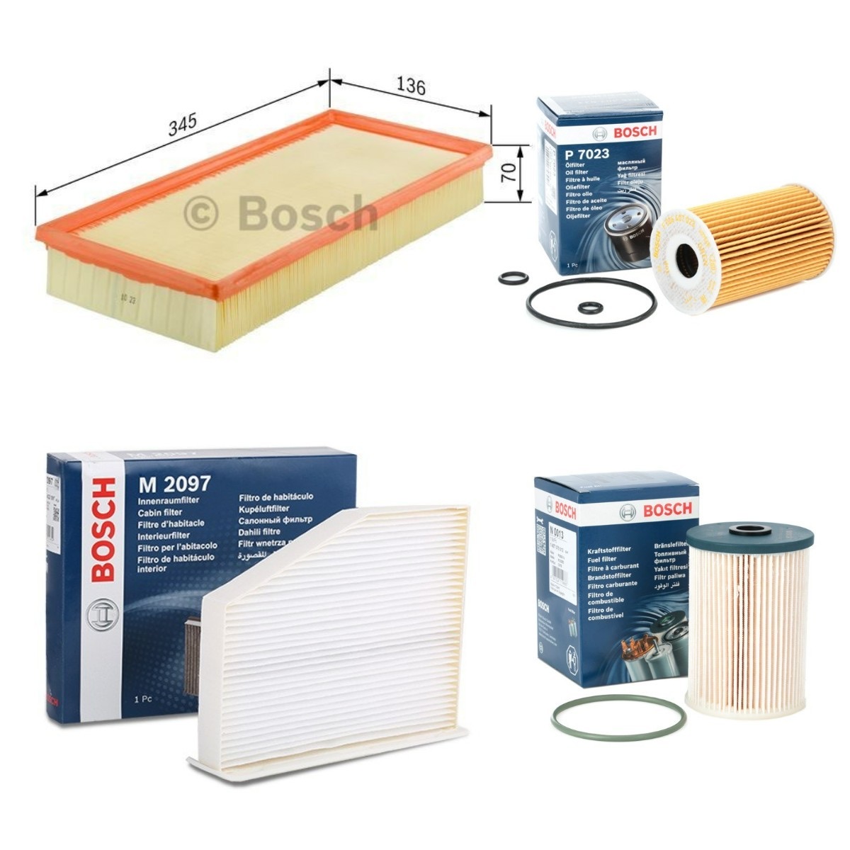 Bosch BSH4055N0014 Filter Kit