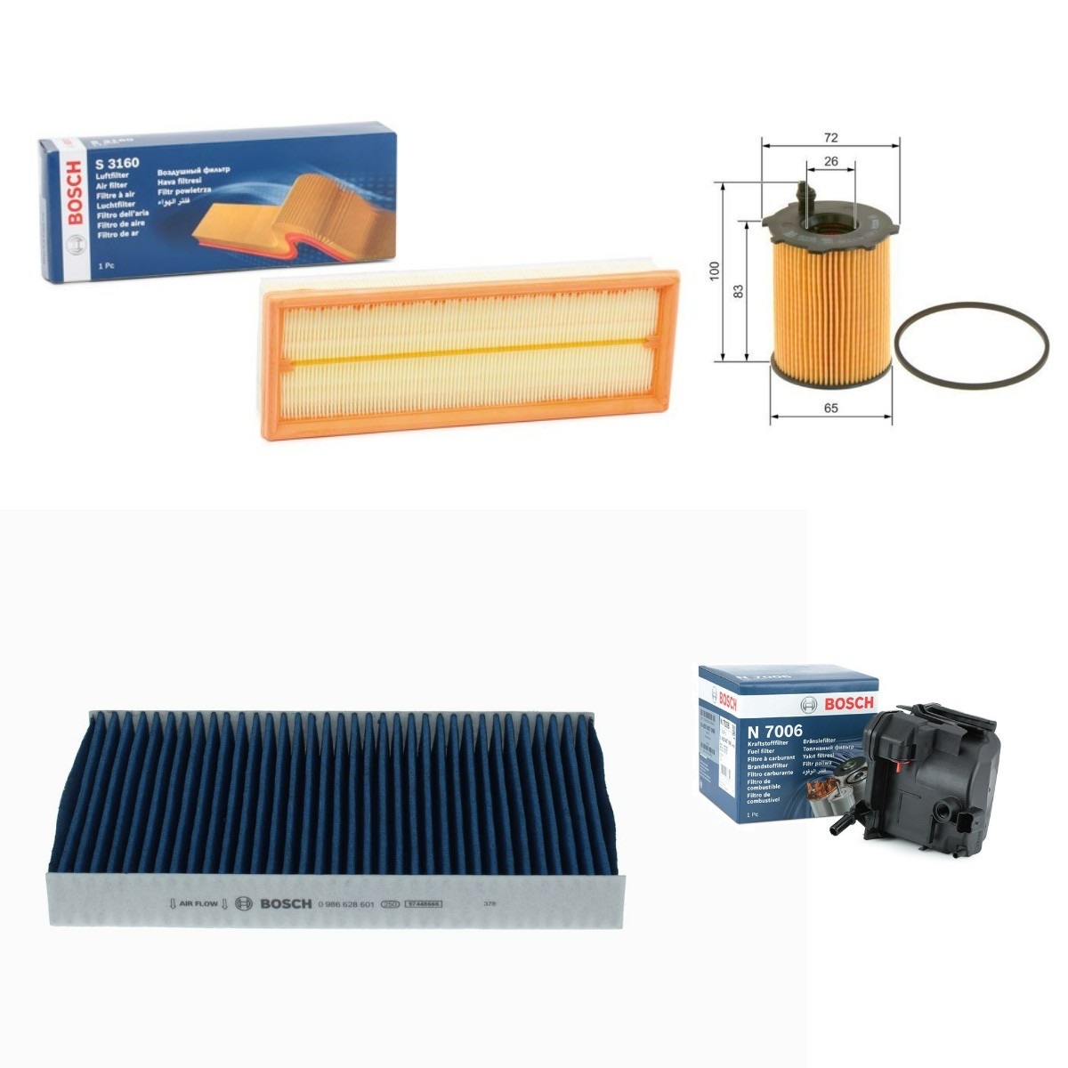 Bosch BSH4055N0050 Filter Kit