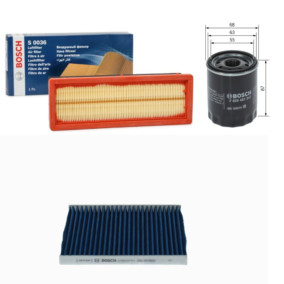 Bosch BSH4055N0065 Filter Kit