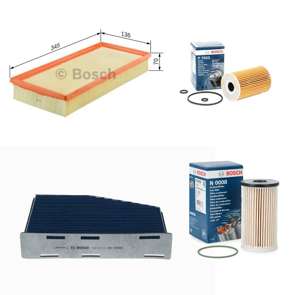 Bosch BSH4055N0139 Filter Kit