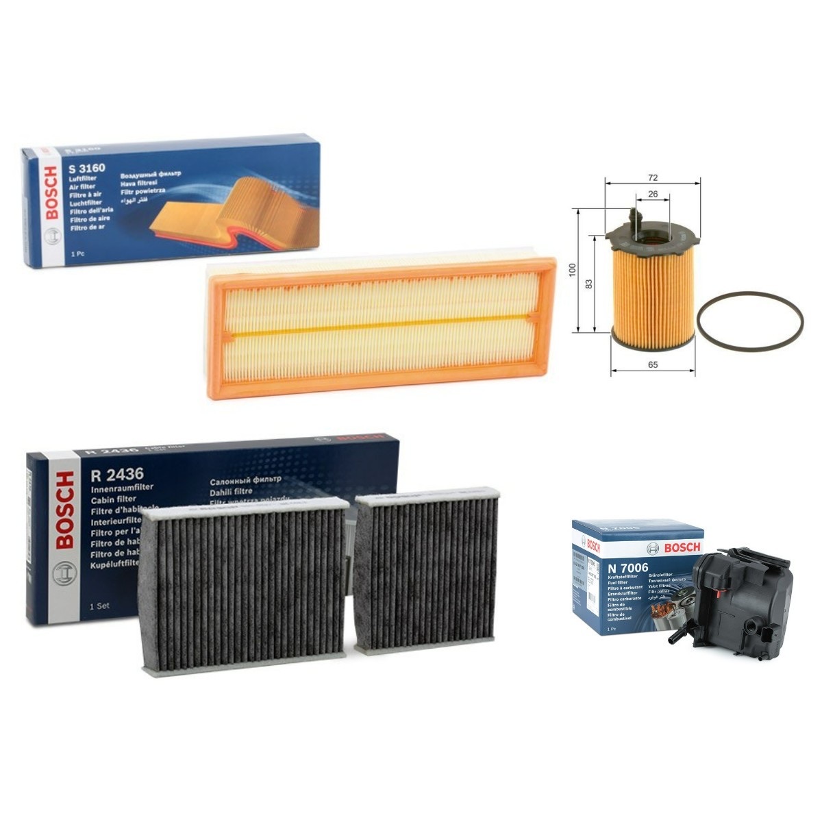 Bosch BSH4055N0171 Filter Kit