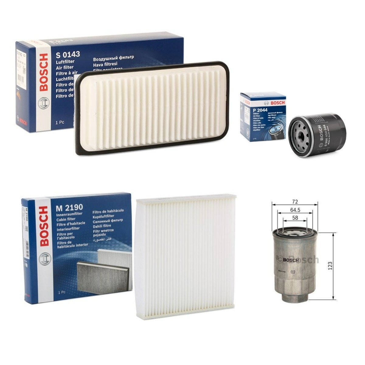 Bosch BSH4055N0183 Filter Kit