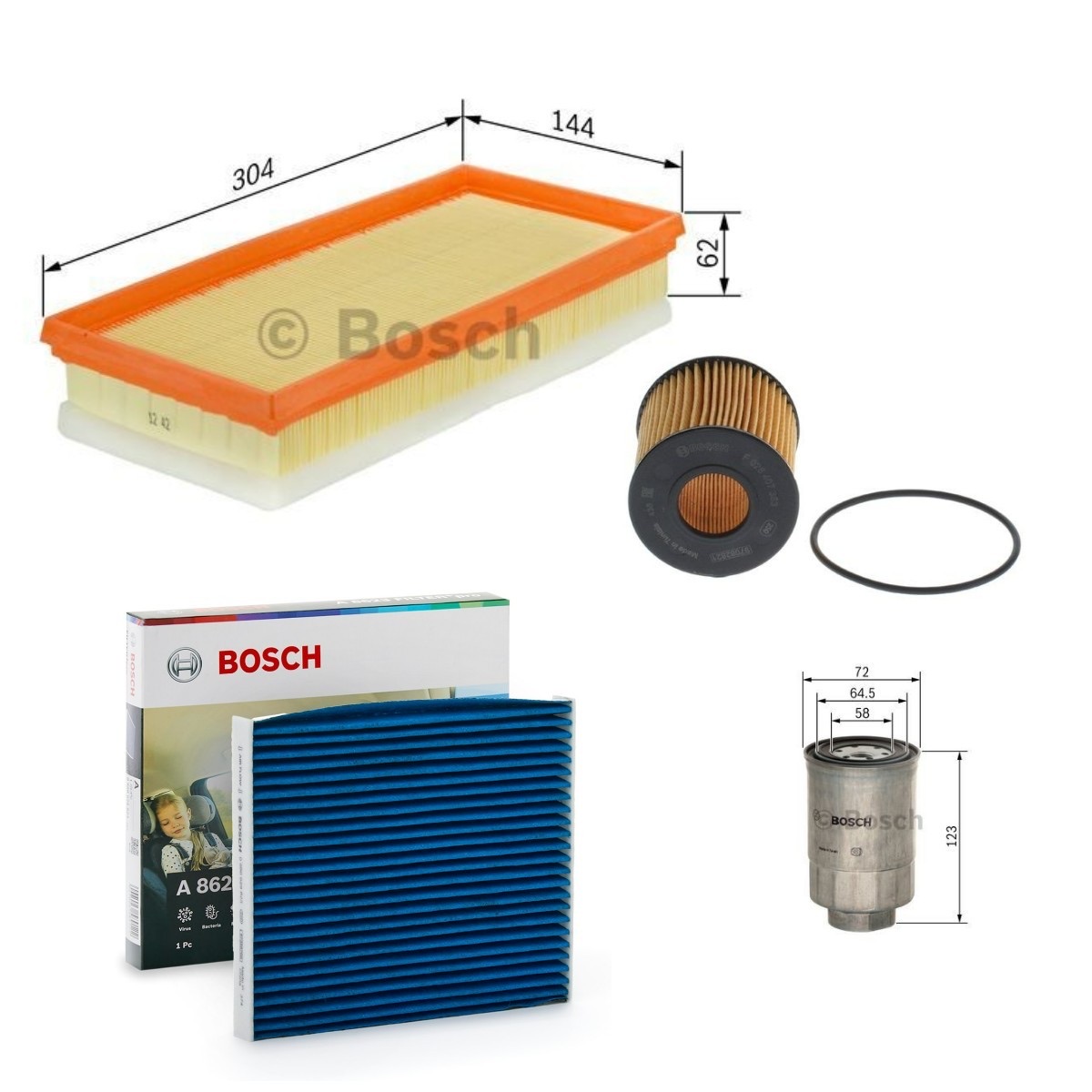 Bosch BSH4055N0184 Filter Kit