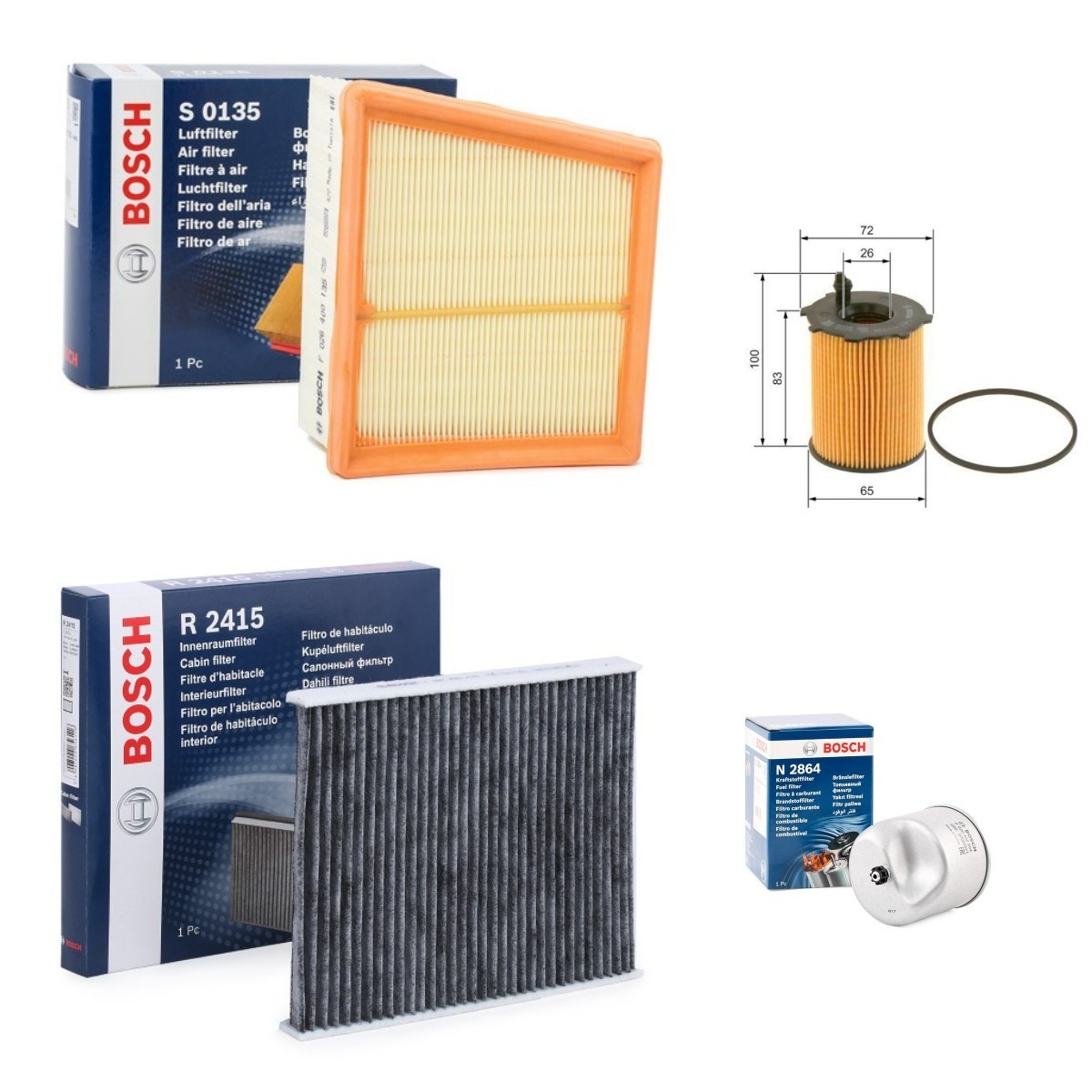 Bosch BSH4055N0196 Filter Kit
