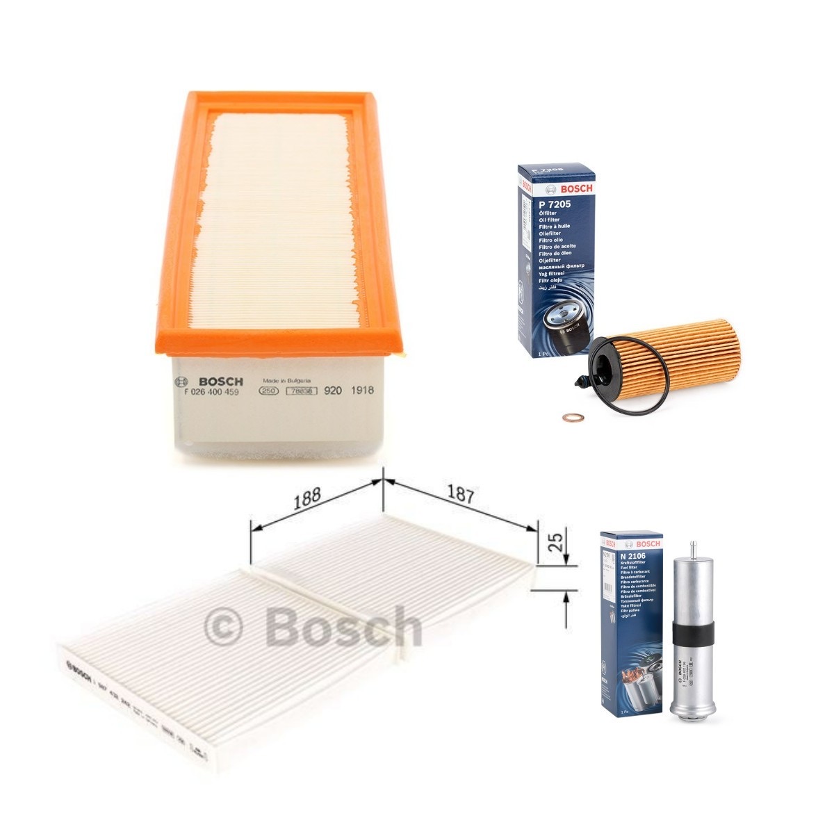 Bosch BSH4055N0198 Filter Kit