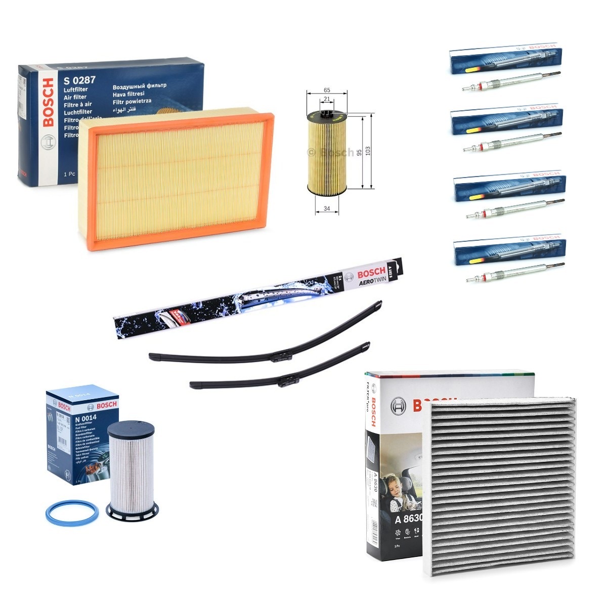 Bosch BSH4682SK001 Aerotwin Service Kit