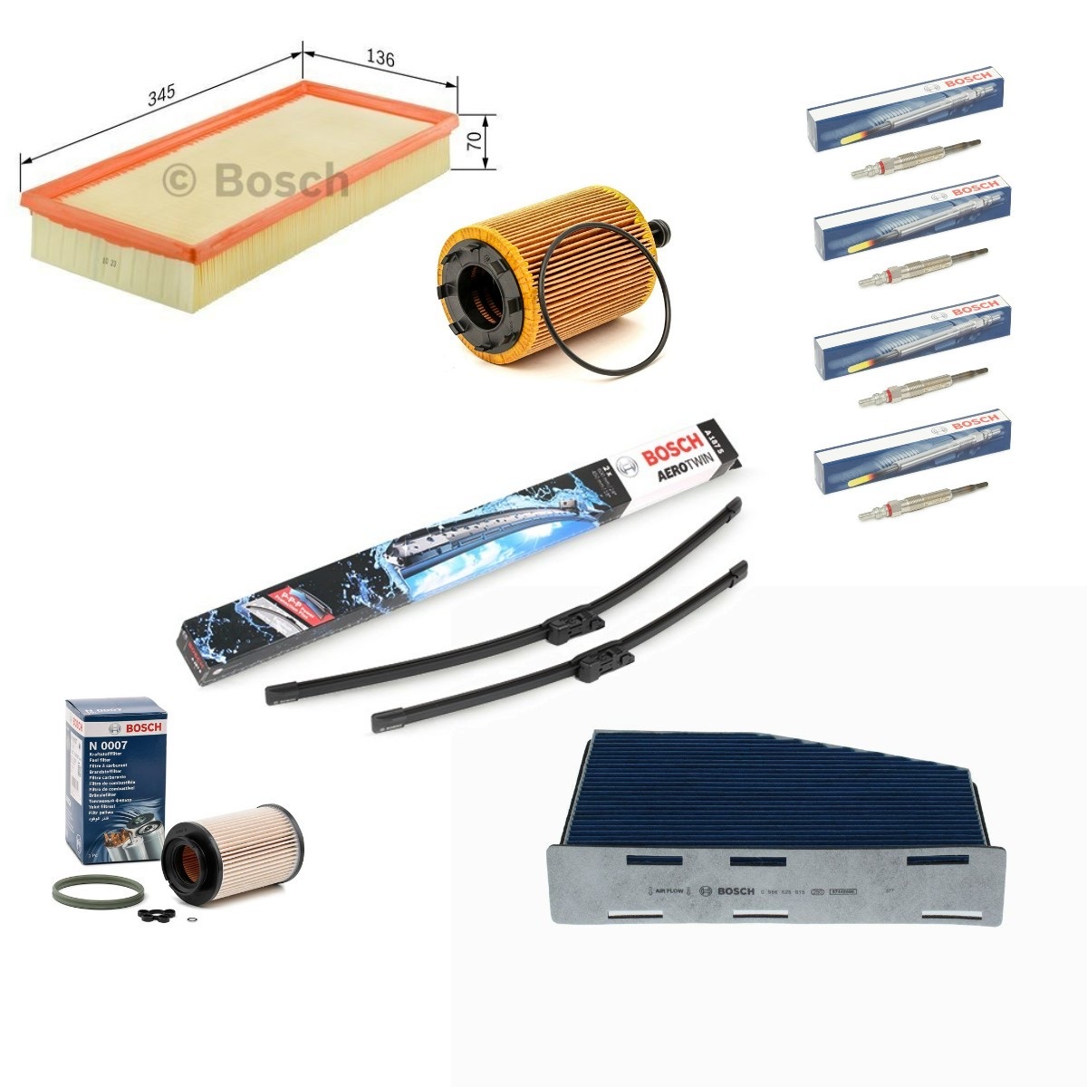 Bosch BSH4682SK010 Aerotwin Service Kit