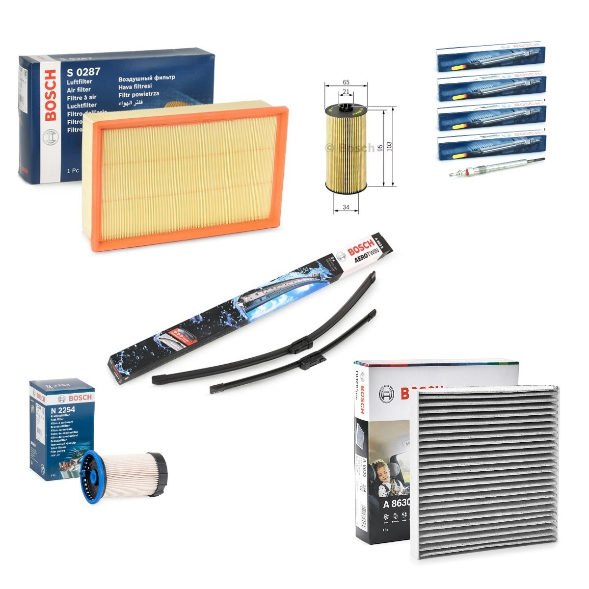 Bosch BSH4682SK011 Aerotwin Service Kit