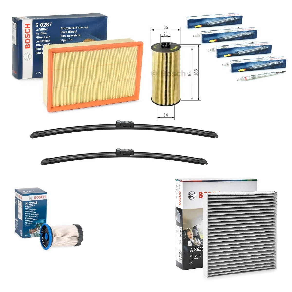 Bosch BSH4682SK020 Aerotwin Service Kit