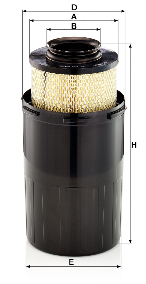 Mann-Filter C 15 200 Air Filter Suitable
