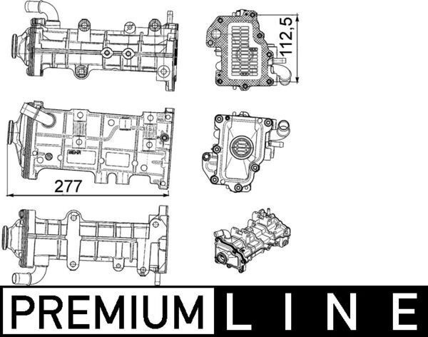Mahle CE 23 000P EGR Cooler