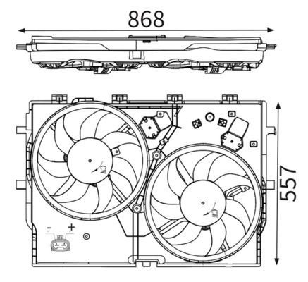 Mahle CFF 192 000S Fan, Radiator
