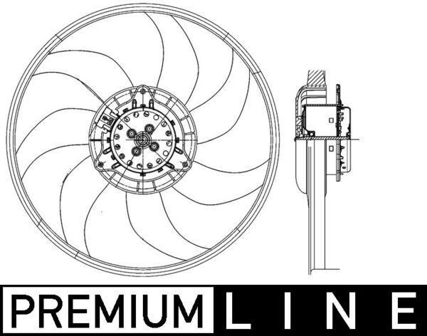 Mahle CFF 400 000P Fan, Radiator