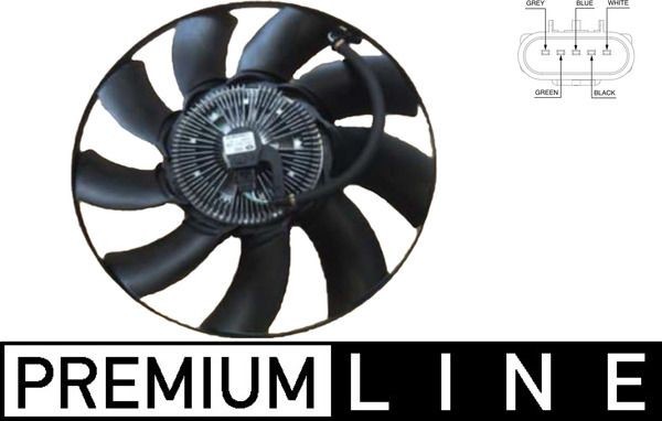 Mahle CFF 475 000P Fan, Radiator