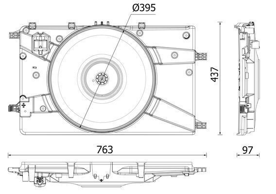 Mahle CFF 546 000P Fan, Radiator