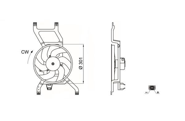 Mahle CFF 661 000S Fan, Radiator