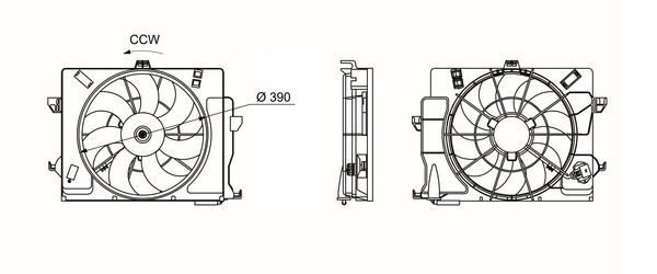 Mahle CFF 663 000S Fan, Radiator