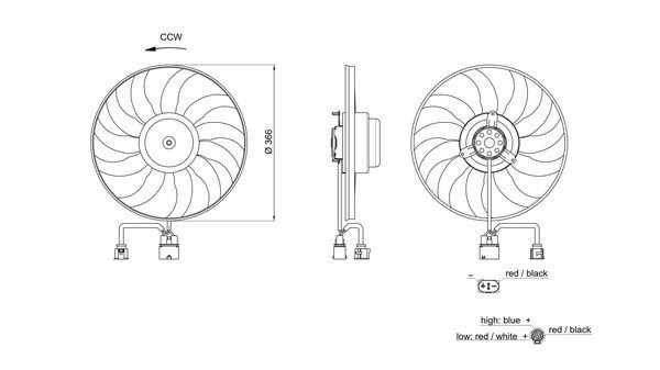 Mahle CFF 701 000S Fan, Radiator