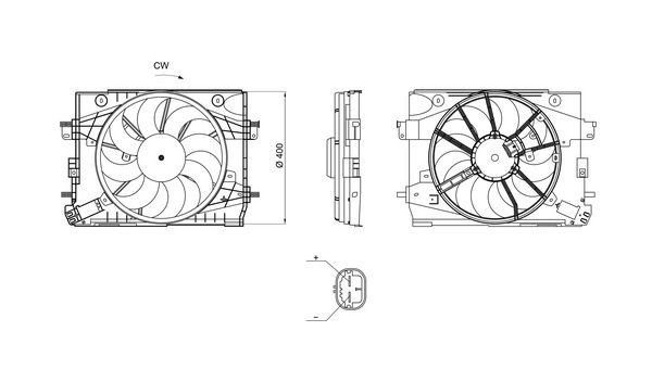 Mahle CFF 702 000S Fan, Radiator