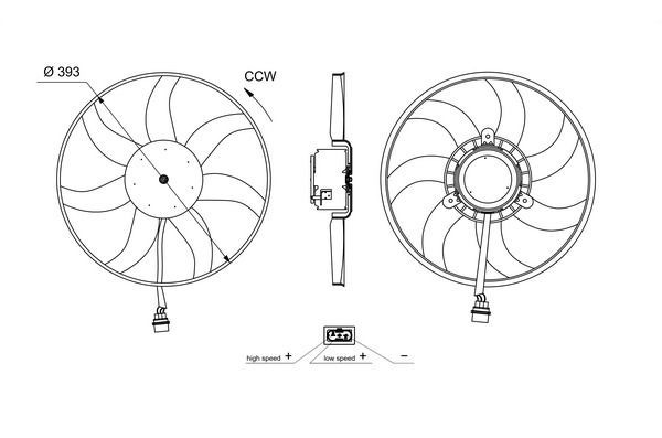 Mahle CFF 714 000S Fan, Radiator