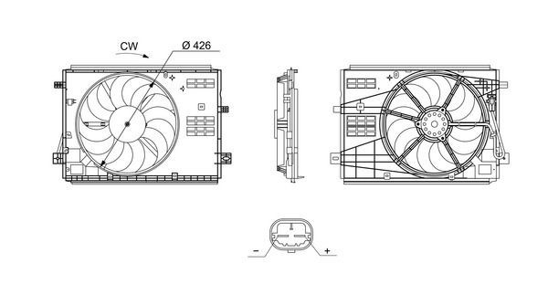 Mahle CFF 715 000S Fan, Radiator