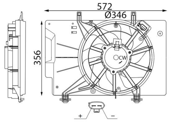 Mahle CFF 739 000S Fan, Radiator