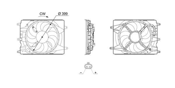 Mahle CFF 763 000S Fan, Radiator