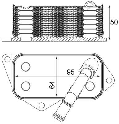 Mahle CLC 12 001S Engine Oil Cooler