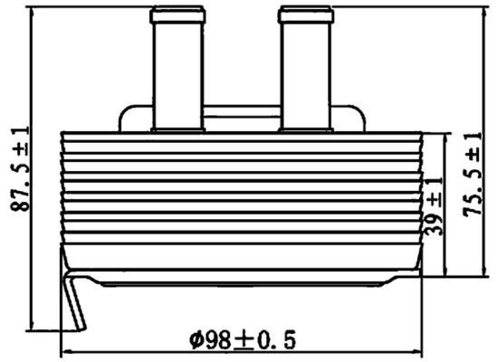 Mahle CLC 197 000S Engine Oil Cooler