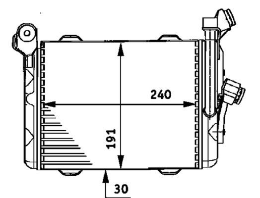 Mahle CLC 33 000P Engine Oil Cooler
