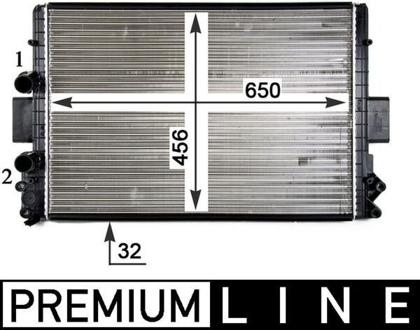 Mahle CR 1105 000P Engine Radiator, for Vehicles