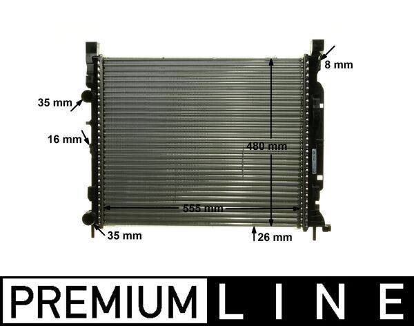 Mahle CR 1155 000P Engine Radiator, for Vehicles