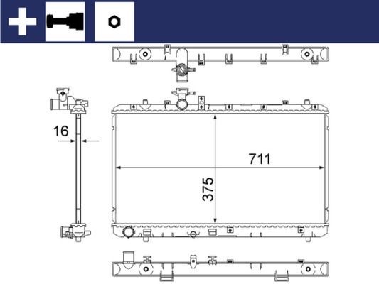 Mahle CR 1314 000S Engine Radiator