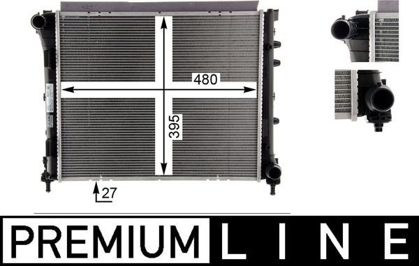 Mahle CR 1586 000P Engine Radiator
