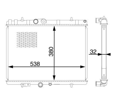 Mahle CR 1597 000S Engine Radiator