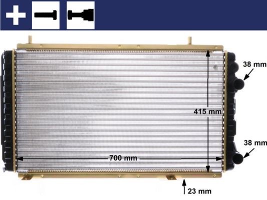 Mahle CR 168 000S Engine Radiator, for Vehicles