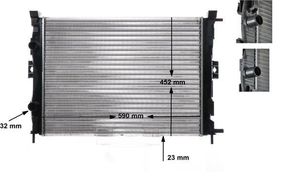 Mahle CR 1690 000S Engine Radiator
