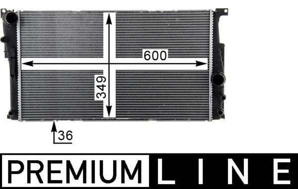 Mahle CR 1725 000P Engine Radiator