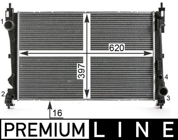 Mahle CR 2003 000P Engine Radiator