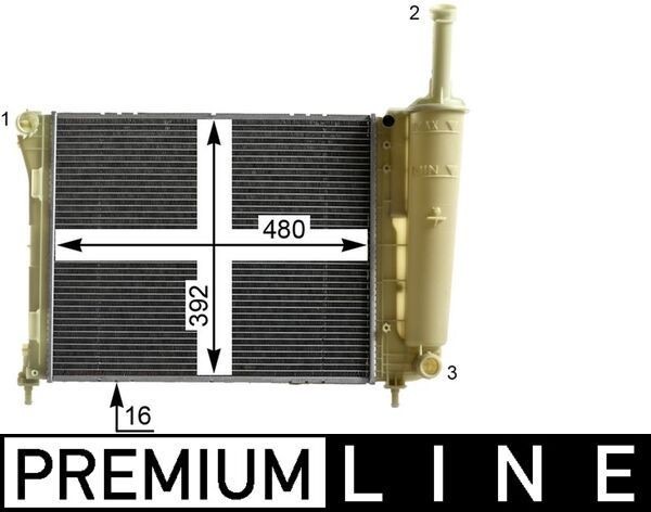 Mahle CR 2005 000P Engine Radiator