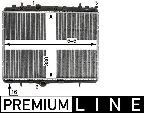 Mahle CR 2014 000P Engine Radiator