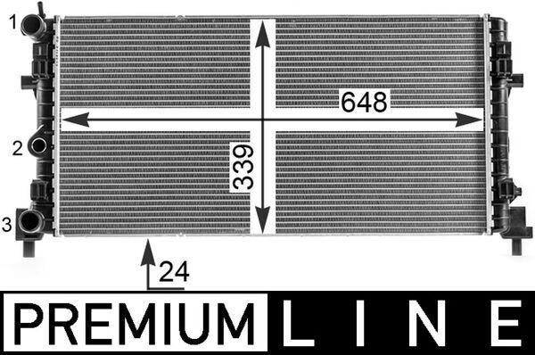 Mahle CR 2082 000P Engine Radiator