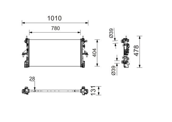 Mahle CR 2106 000P Engine Radiator