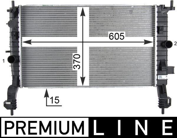 Mahle CR 2119 000P Engine Radiator, for Vehicles