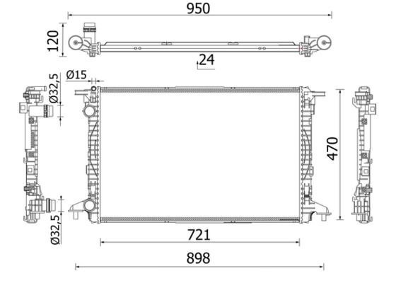 Mahle CR 2179 000S Engine Radiator