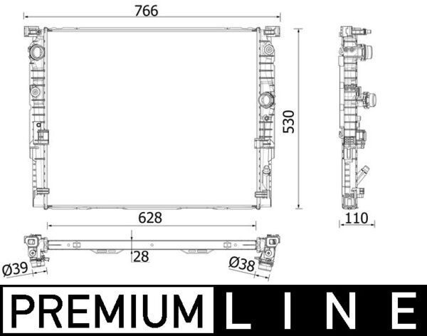 Mahle CR 2198 000P Engine Radiator