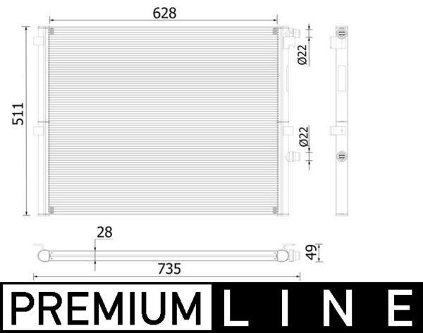Mahle CR 2307 000P Engine Radiator