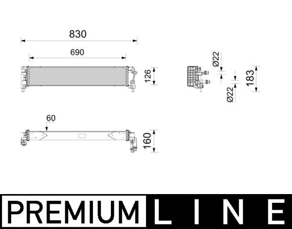 Mahle CR 2806 000P Engine Radiator